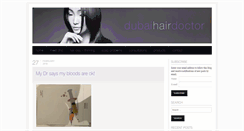 Desktop Screenshot of dubaihairdoctor.com